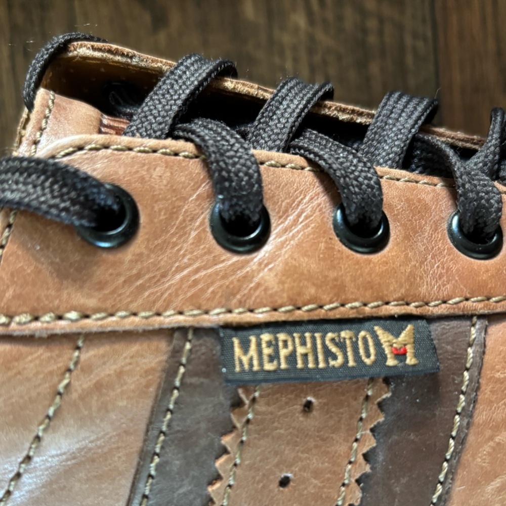 Mephisto Leather Bonito Man’s Lace Up Shoes
Air Jet Brown 11.5 - Picture 12 of 14